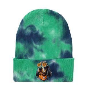 Tennessee Dog Sport Lovers Tennessee Coonhound Fan Tie Dye 12in Knit Beanie