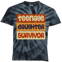 Teenage Daughter Survivor Popular Parenting Kids Tie-Dye T-Shirt