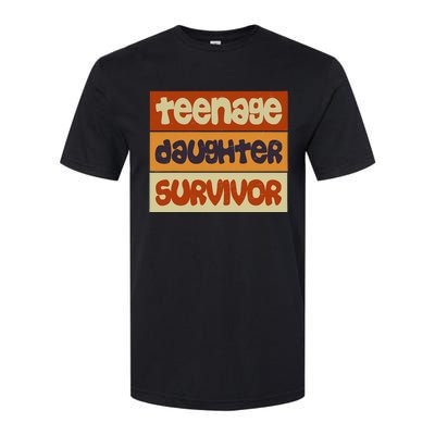 Teenage Daughter Survivor Popular Parenting Softstyle® CVC T-Shirt