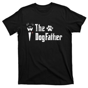 The Dogfather Siberian Husky Dog Dad Father's Day T-Shirt