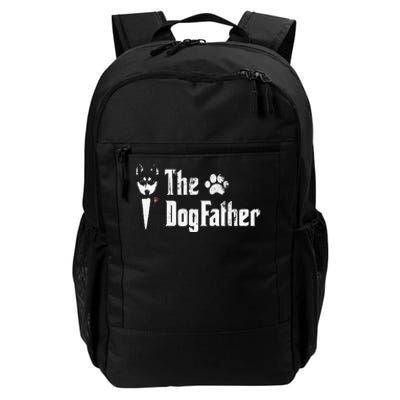 The Dogfather Siberian Husky Dog Dad Father's Day Daily Commute Backpack