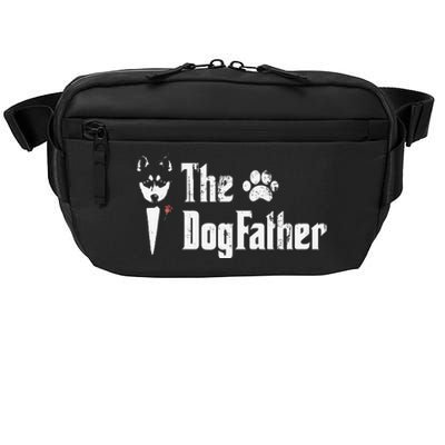 The Dogfather Siberian Husky Dog Dad Father's Day Crossbody Pack