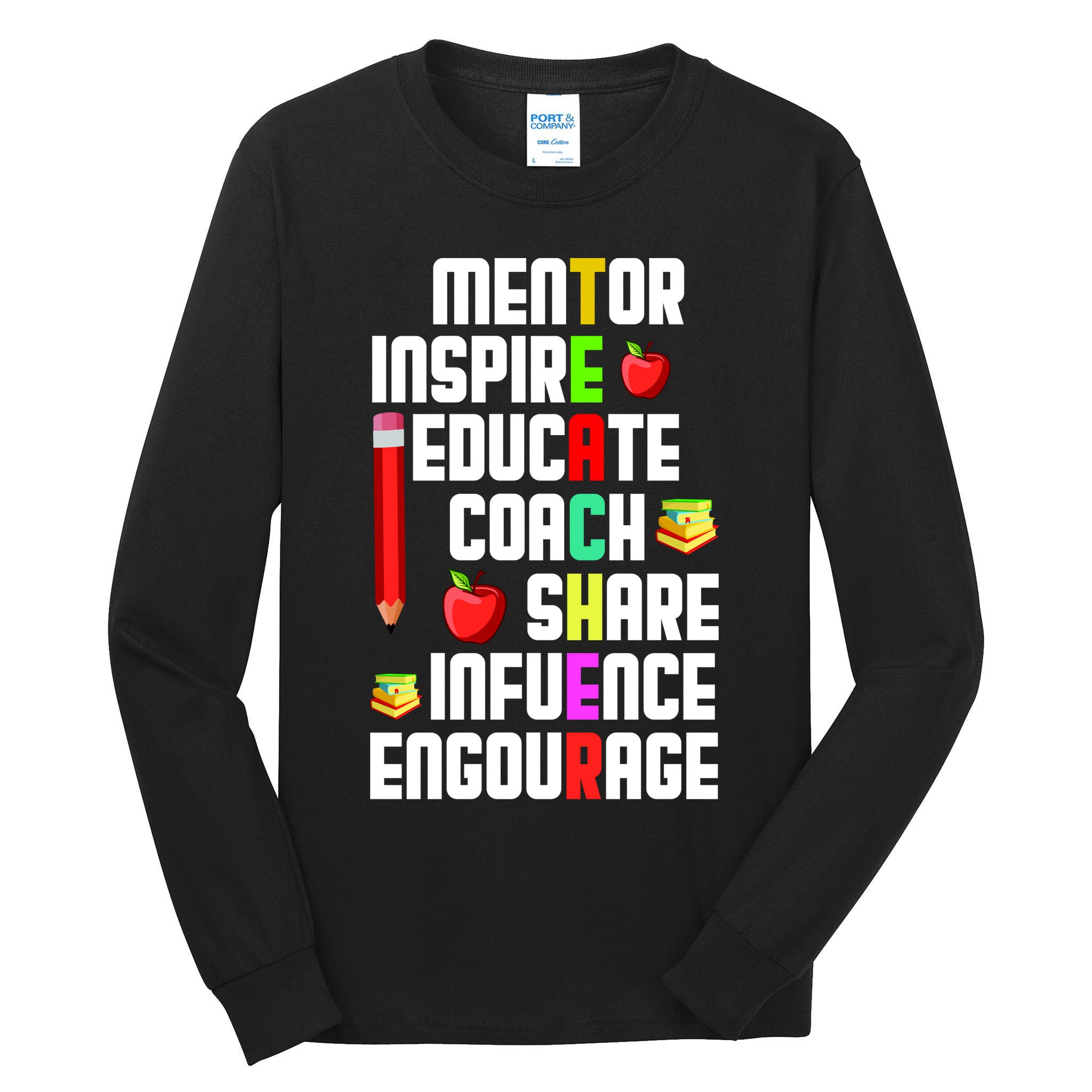 Teachers Day Sayings Tall Long Sleeve T-Shirt