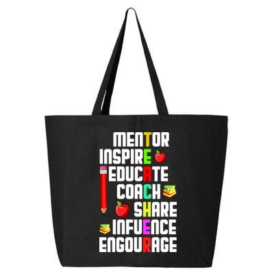 Teachers Day Sayings 25L Jumbo Tote