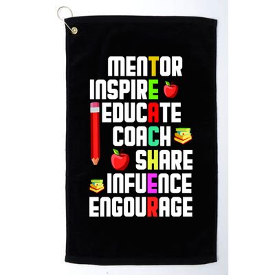 Teachers Day Sayings Golf Towel