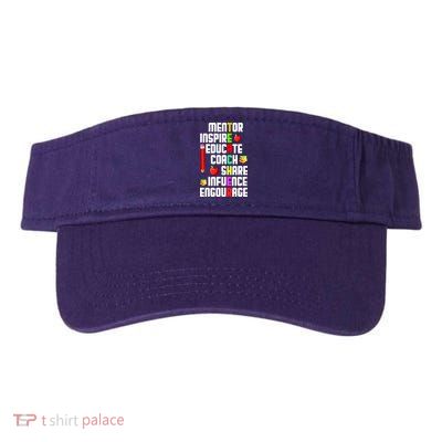 Teachers Day Sayings Valucap Bio-Washed Visor