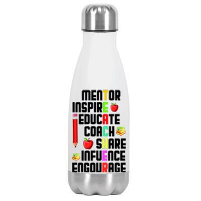 Teachers Day Sayings Stainless Steel Insulated Water Bottle