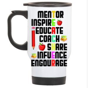 Teachers Day Sayings Stainless Steel Travel Mug