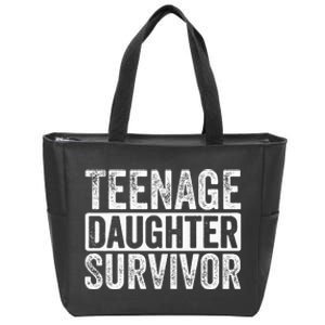 Teenage Daughter Survivor Zip Tote Bag