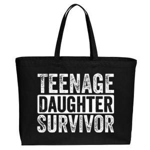 Teenage Daughter Survivor Cotton Canvas Jumbo Tote