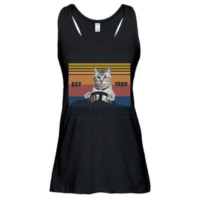 Toonces Driving School Est. 1989 The Driving Cat Ladies Essential Flowy Tank
