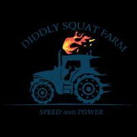 Tractor Diddly Squat Farm Speed And Power Women's V-Neck T-Shirt