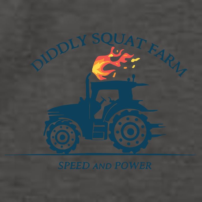 Tractor Diddly Squat Farm Speed And Power Vector Backpack
