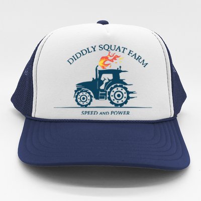 Tractor Diddly Squat Farm Speed And Power Trucker Hat