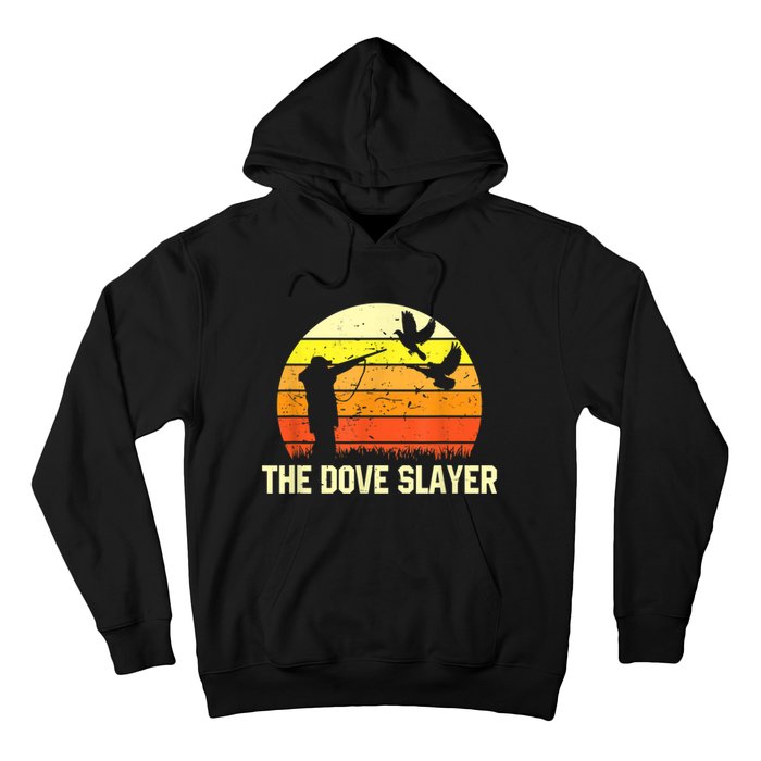 The Dove Slayer Vintage Retro Dove Hunting Hoodie