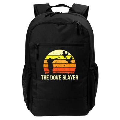 The Dove Slayer Vintage Retro Dove Hunting Daily Commute Backpack