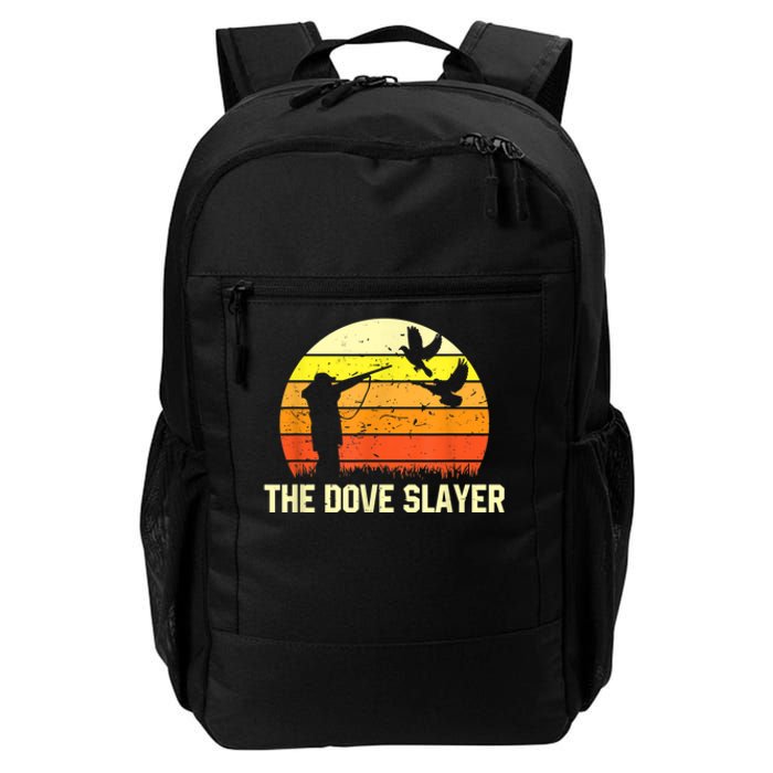 The Dove Slayer Vintage Retro Dove Hunting Daily Commute Backpack