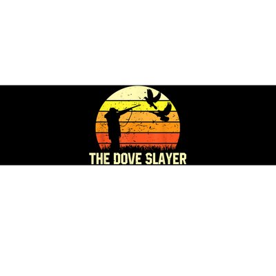 The Dove Slayer Vintage Retro Dove Hunting Bumper Sticker