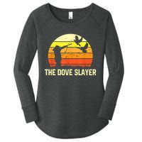 The Dove Slayer Vintage Retro Dove Hunting Women's Perfect Tri Tunic Long Sleeve Shirt