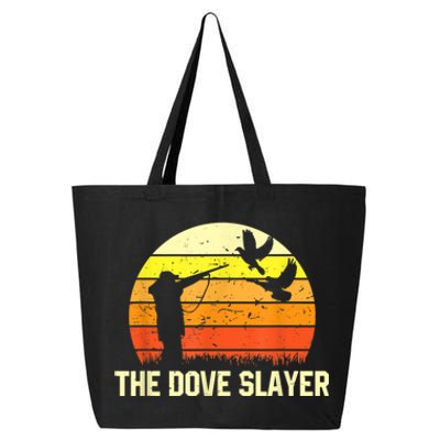 The Dove Slayer Vintage Retro Dove Hunting 25L Jumbo Tote