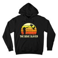 The Dove Slayer Vintage Retro Dove Hunting Tall Hoodie