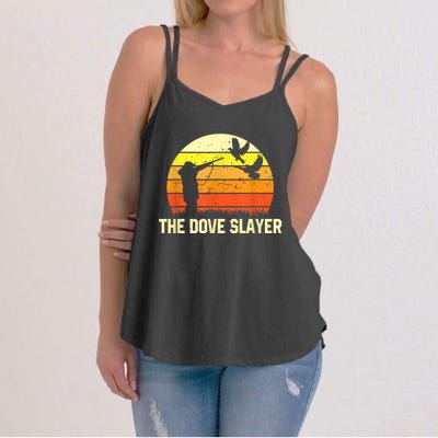 The Dove Slayer Vintage Retro Dove Hunting Women's Strappy Tank