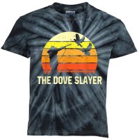 The Dove Slayer Vintage Retro Dove Hunting Kids Tie-Dye T-Shirt