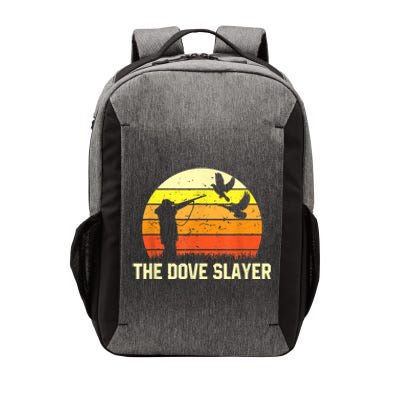 The Dove Slayer Vintage Retro Dove Hunting Vector Backpack