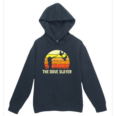 The Dove Slayer Vintage Retro Dove Hunting Urban Pullover Hoodie