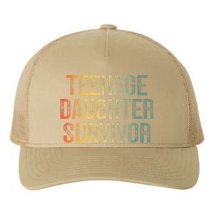 Teenage Daughter Survivor FatherS Day Dad Joke Yupoong Adult 5-Panel Trucker Hat