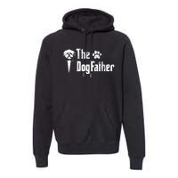 The Dogfather Shih Tzu Dog Dad FatherS Day Gift Premium Hoodie