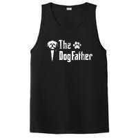 The Dogfather Shih Tzu Dog Dad FatherS Day Gift PosiCharge Competitor Tank