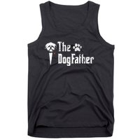 The Dogfather Shih Tzu Dog Dad FatherS Day Gift Tank Top