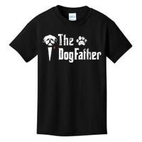 The Dogfather Shih Tzu Dog Dad FatherS Day Gift Kids T-Shirt