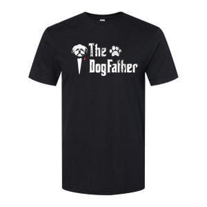 The Dogfather Shih Tzu Dog Dad FatherS Day Gift Softstyle CVC T-Shirt