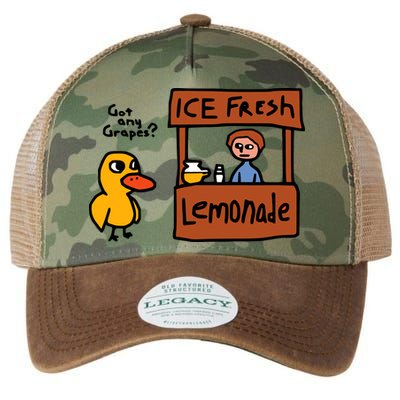 The Duck Song Got Any Grapes Funny Meme Legacy Tie Dye Trucker Hat