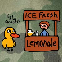 The Duck Song Got Any Grapes Funny Meme Legacy Tie Dye Trucker Hat