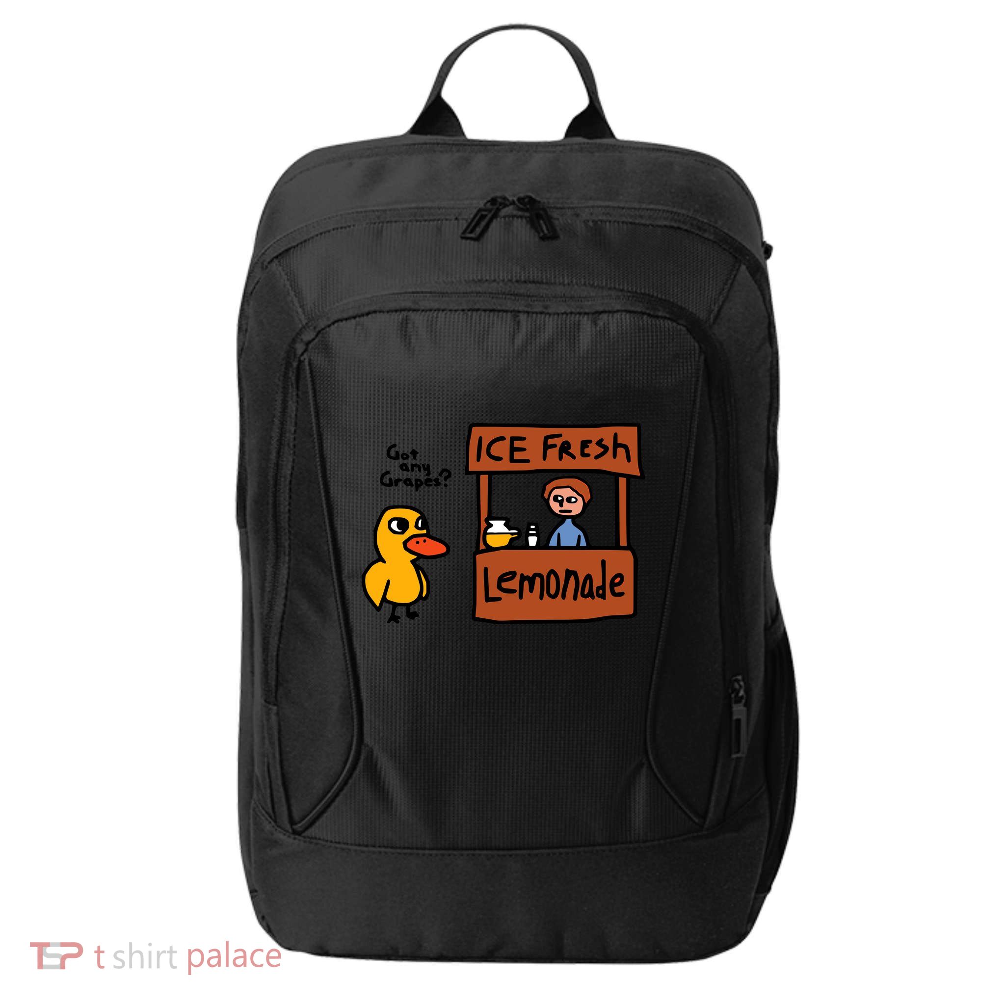 The Duck Song Got Any Grapes Funny Meme City Backpack