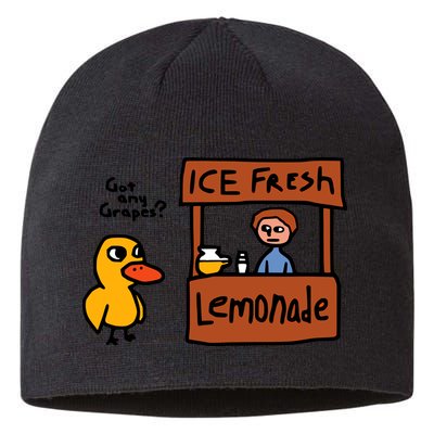 The Duck Song Got Any Grapes Funny Meme Sustainable Beanie