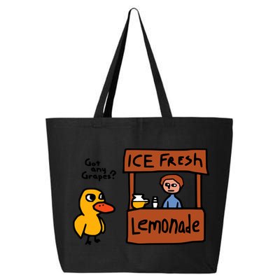 The Duck Song Got Any Grapes Funny Meme 25L Jumbo Tote