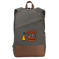 The Duck Song Got Any Grapes Funny Meme Cotton Canvas Backpack