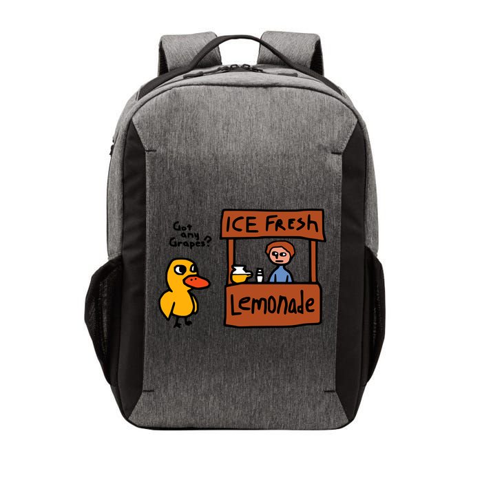 The Duck Song Got Any Grapes Funny Meme Vector Backpack