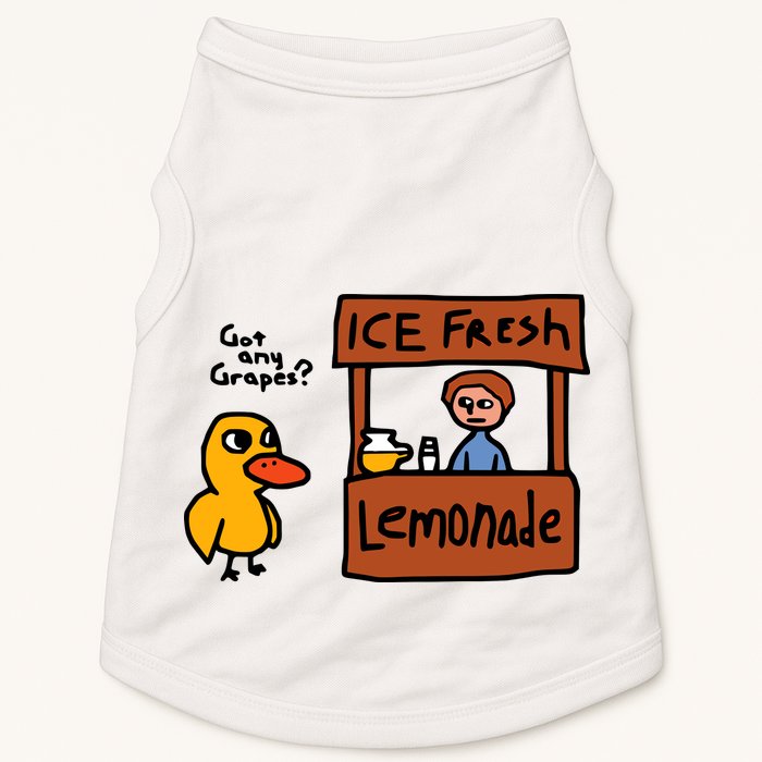 The Duck Song Got Any Grapes Funny Meme Doggie Tank