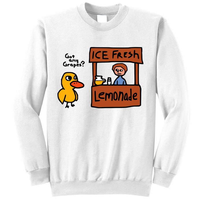 The Duck Song Got Any Grapes Funny Meme Sweatshirt