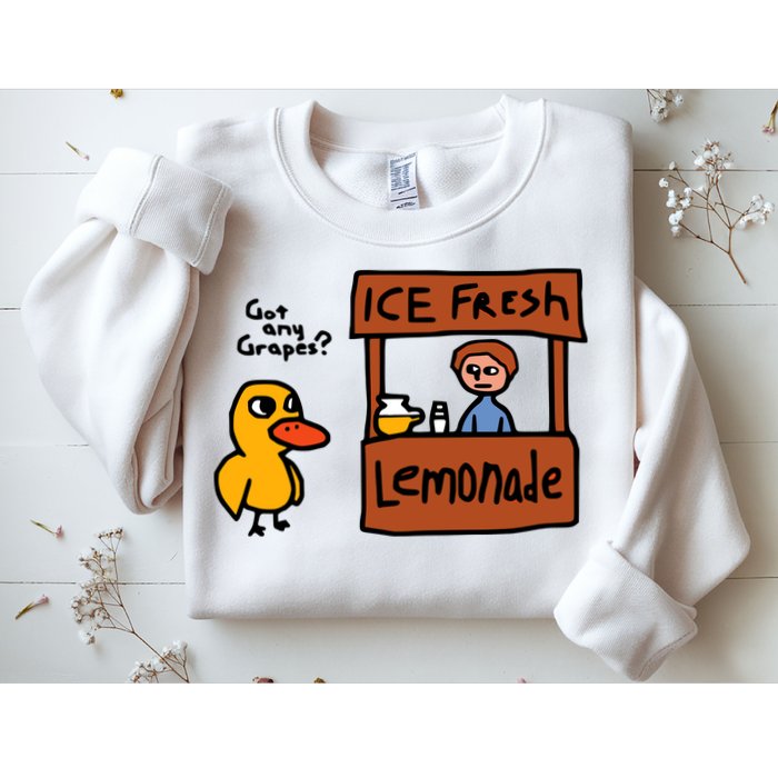 The Duck Song Got Any Grapes Funny Meme Sweatshirt
