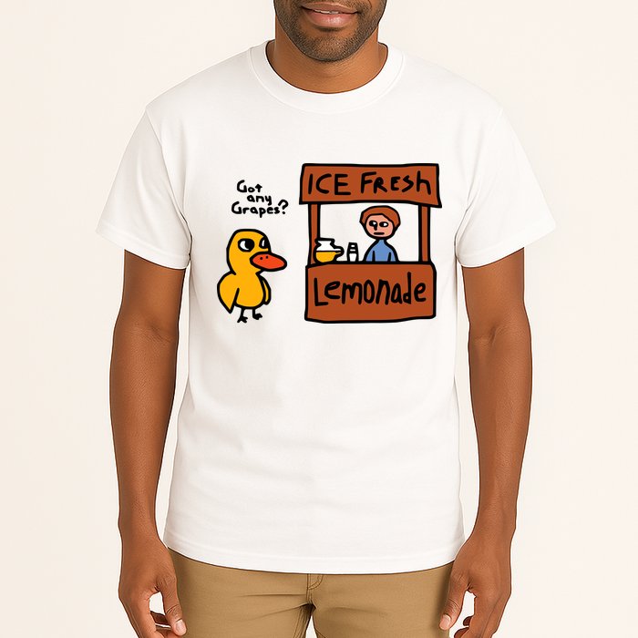 The Duck Song Got Any Grapes Funny Meme Tall T-Shirt