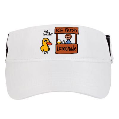 The Duck Song Got Any Grapes Funny Meme Adult Drive Performance Visor