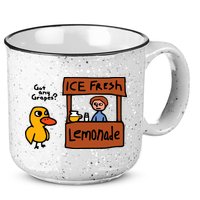 The Duck Song Got Any Grapes Funny Meme 15oz Campfire Ceramic Mug