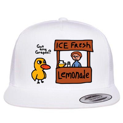 The Duck Song Got Any Grapes Funny Meme Flatbill Hat