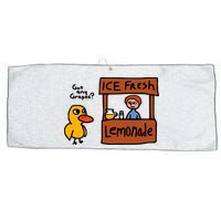 The Duck Song Got Any Grapes Funny Meme Large Microfiber Waffle Golf Towel